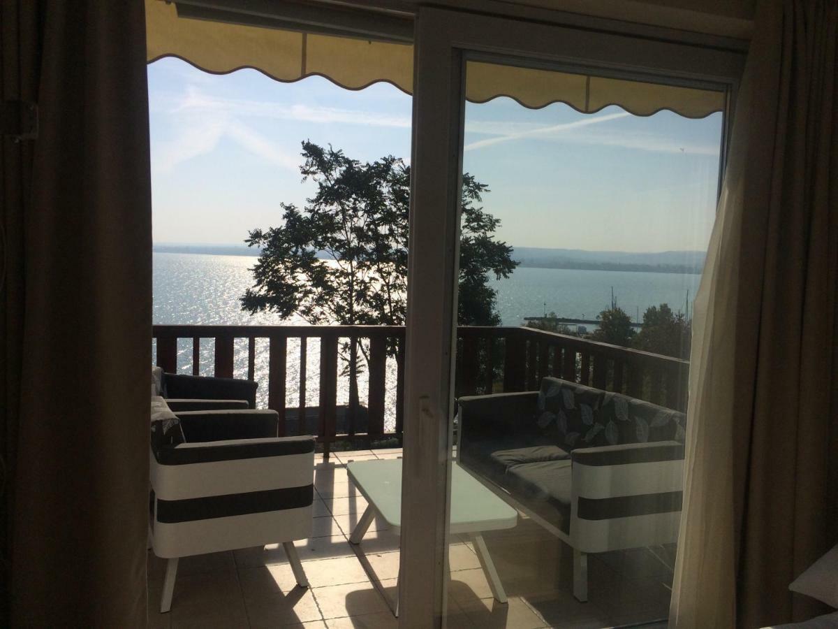 Tihany , Best View, Spacious Wellness, Central , 50M Beach Apartment Bagian luar foto